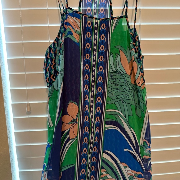 Maeve Mixed Pattern Dress - Picture 1 of 6